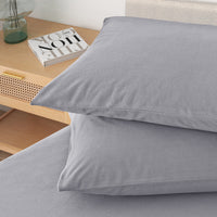 Royal Comfort Polar Fleece Flannel Sheet Set Ultra Soft Plush Cozy - Double - Grey