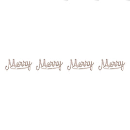 Bread and Butter Napkin Rings - Merry - 4 Pack