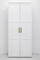 STOCKHOLM UNIVERSAL STORAGE CUPBOARD - HAMPTONS - DECO GOLD HANDLE
