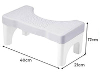 CARLA HOME Toilet Poop Stool Squat Adult for Easy Pooping for Bathroom Adults and Kids