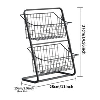 Kitchen Countertop Storage & Snack Rack