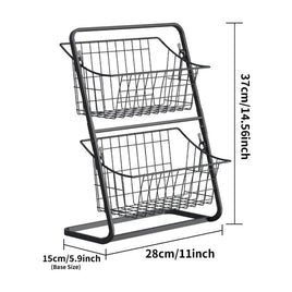 Kitchen Countertop Storage & Snack Rack