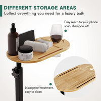 Sofa Side End Table 8.66W 14.17L Laptop Bed Desk