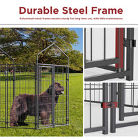 Extra Large Welded Wire Dog Kennel Outdoor Heavy Duty Crate Cage