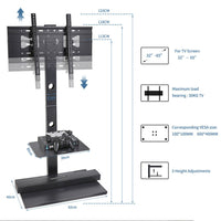 TV Stand Base Swivel Mount 32-65 inch Adjustable Height