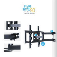 Articulating TV Wall Mount Bracket 32-56 Corner Rack Holder