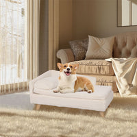 Luxury Pet Sofa Bed 70cm Rectangular Soft Cushion Anti-skid