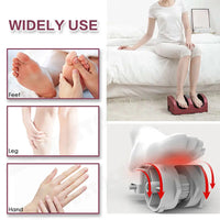 24W Electric Foot Massager with Infrared Therapy & Timer, AC