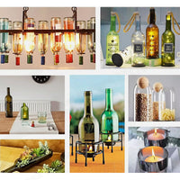 Stainless Steel Glass Bottle Cutter DIY Tool Kit AU