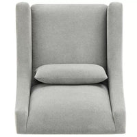 Fabric accent chair