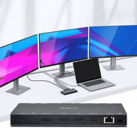 mbeat 15-in-1 Triple Display USB-C Dock (2 x HDMI & 1 x Display Port)