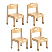 Jooyes Goteborg Kids Stackable Chairs 4 Pack - H30cm