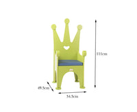 Jooyes Wooden Kids Chair Crown - Green