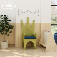 Jooyes Wooden Kids Chair Crown - Green