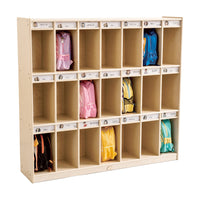 Jooyes 21 Cubbies Bag Locker Storage Cabinet