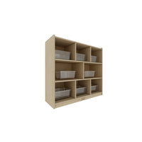 Jooyes 8 Cubby Cabinet Kids Bookshelf Organiser Storage - H91cm
