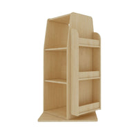Jooyes Kids Wooden Revolving Bookcase Bookstand - H100cm