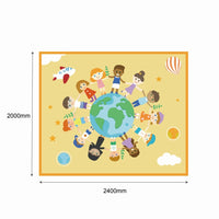 Jooyes Children's Hand-in-Hand Earth Carpet 200 x 240