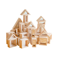 Jooyes Wooden Acrylic Mirror Building Blocks Set 40pcs