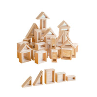 Jooyes Wooden Acrylic Mirror Building Blocks Set 40pcs