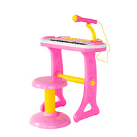 Children's Electronic Keyboard with Stand (Pink) Musical Instrument Toy