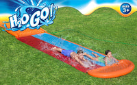 Kids H20GO Double Water Slide with Ramp - 18'/5.49m