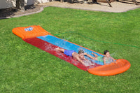 Kids H20GO Double Water Slide with Ramp - 18'/5.49m