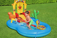 Wild West Kids Play Inflatable Above Ground Swimming Pool