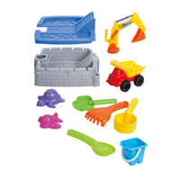 Children's Sand Pit & Box Game With 11 Fun, Playtime Accessories