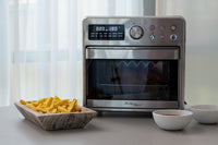 16L Stainless Steel Air Fryer Convection Oven with Dual-Heating