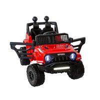 Jeep Inspired Remote Controlled Ride-on Electric Car (Red)