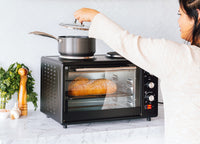 Portable Oven with Rotisserie Cooking, 34L Capacity, 1700W