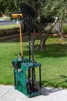 Organising Storage Rack for Garden Tools (Green) & Keep the Shed Tidy