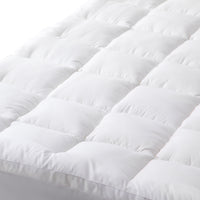 Hypoallergenic, Antibacterial w/ 100% Microfiber filling Mattress Topper - KING