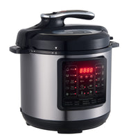 6L Non-stick Electric Pressure Cooker w/ Pressure Gauge