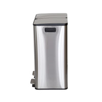 Stainless Steel Dual Compartment (30L each Section) Pedal Operation Rubbish Bin