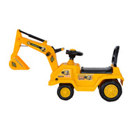 Ride-on Children s Toy Excavator Truck (Yellow)