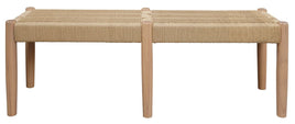 Kelly Loom Oak Bench (Natural)
