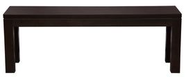 Tilda Solid Mahogany Timber Bench (Chocolate)
