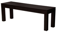 Tilda Solid Mahogany Timber Bench (Chocolate)