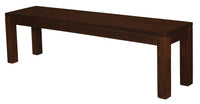 Tilda Solid Mahogany Timber Bench (Mahogany)