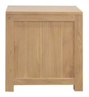 Amsterdam Solid White Cedar 2 Drawer Bedside (Natural)