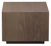 Oscar 1 Drawer Low Bedside Table (Latte)