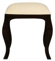 Eloise Cabriole Leg Dressing Stool (Chocolate)