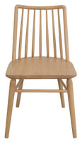 Riviera Solid Oak Dining Chair - Set of 2 (Natural)