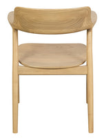 Nobu Solid Oak Arm Chair (Natural)