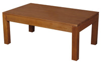 Amsterdam Solid Mahogany Timber Coffee Table (Light Pecan)