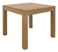 Amsterdam Solid Mindi Timber Dining Table 90 x 90 cm (Natural)