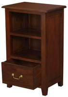 Tasmania 1 Drawer Solid Mahogany Timber Lamp Table (Mahogany)