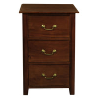Tasmania 3 Drawer Lamp Table (Mahogany)